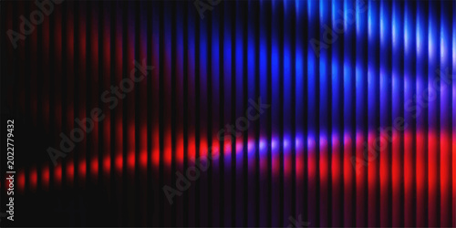 Foto dynamic and captivating composition of vibrant, multicolored light stripes, producing a sense of movement and energy, evoking feelings of excitement and wonder