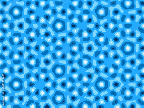 Bild auf Leinwand Aperiodic Quasicrystal Mosaic Mathematical Art Design
