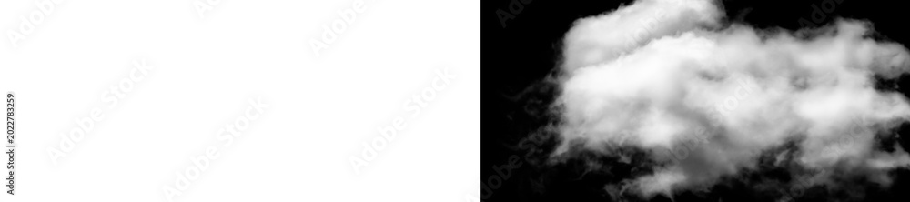 Fototapeta premium Night sky with clouds and stars, dark landscape background