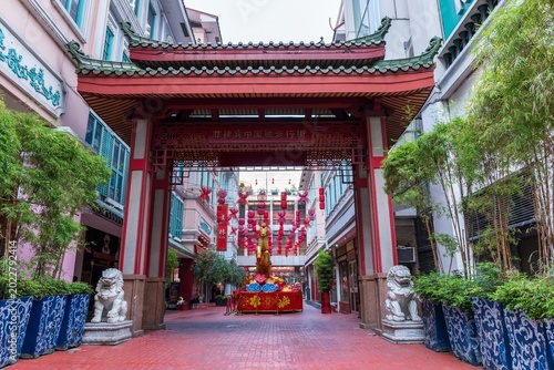 chinese temple entrance