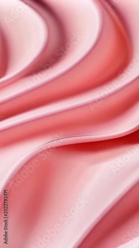 Elegant Pink Silk Waving Loop Backdrop Background