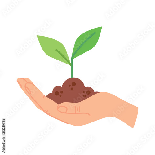 Eco Friendly Nature Care Icon