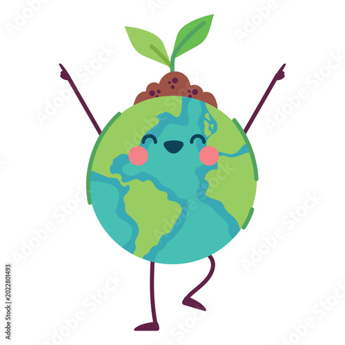 Happy Earth Celebration Vector Illustration