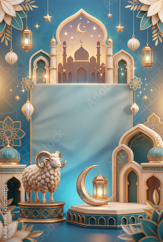 Creative Background With Decorated Elements for Festive Occasions Showcasing ...