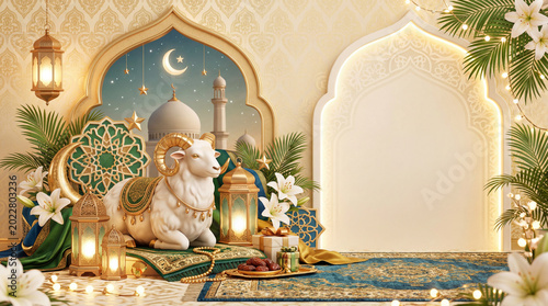 Creative Background With Decorated Elements for Festive Occasions Showcasing ...