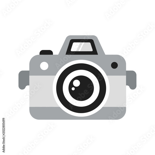 Принти на полотні Simple Camera Icon, Photography Symbol, Vector Graphic