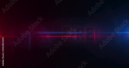 Fire alert symbol light flashing on display macro view. Flame danger warning icon on car dashboard control screen. Loopable and seamless abstract technology concept.