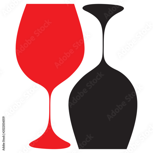 glass logo icon vector design

