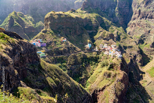 Fontainhas village, Paul Valley, Santo Antão Island, Cape Verde.