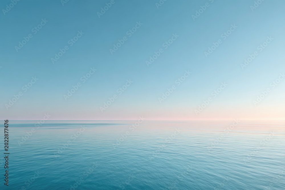Obraz premium calm ocean inspired gradient background soft light minimal raw photography copy space 