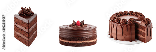 Rich Dark Chocolate Cake Gourmet Dessert Transparent PNG Birthday Frosting Pastry Celebration Gateau Sweet