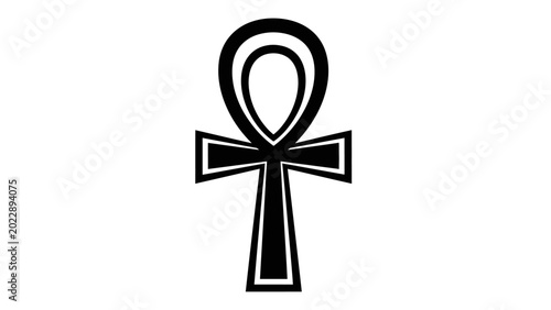 Canvastavla Ancient Egyptian Ankh Symbol Icon