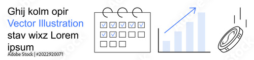 Foto Business planning, investment growth, financial goals, time management, progress tracking, economic strategies