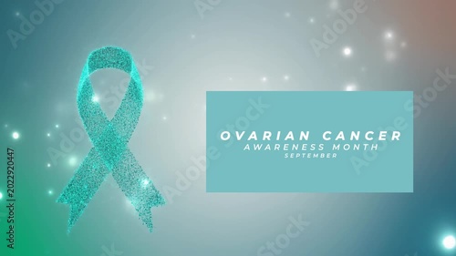 Ovarian Cancer Awareness Month Regular Checkups Can Help Protect Women Health. Animation Video