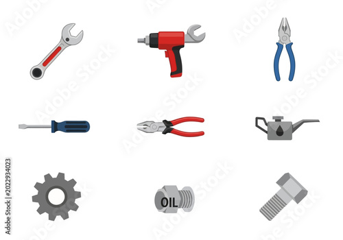 Konstfotografi Collection of various metal tools.