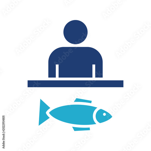 Fotografi Fishmonger icon