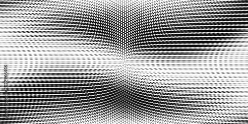 Tableau sur toile Polka dot halftone pattern