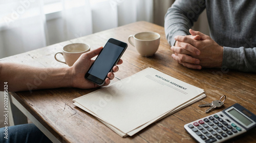 First home buyer payment discussion around mortgage paper