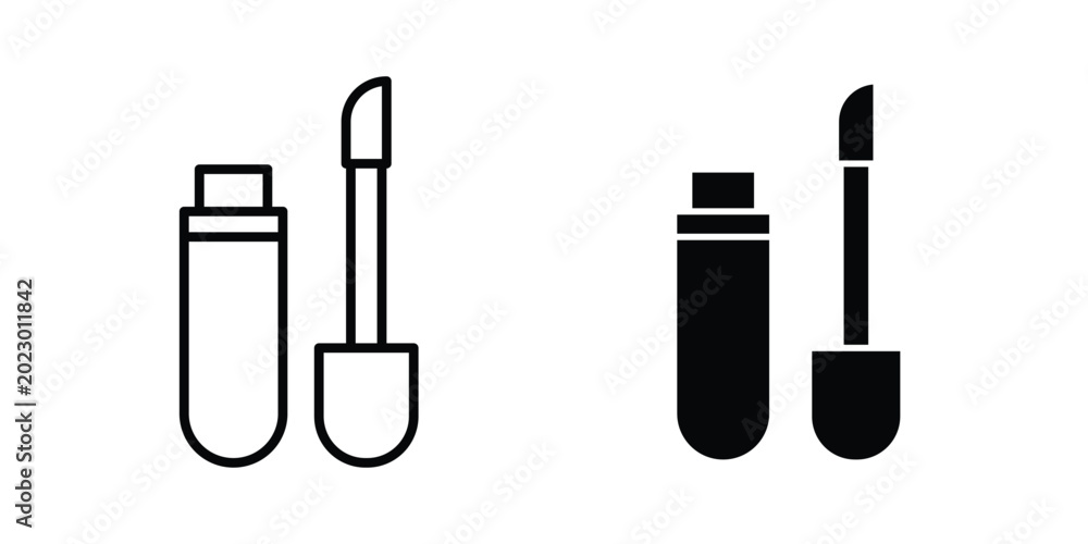 Obraz premium Lip gloss icon simple Icon suitable for projects