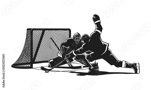 Photography Hockey silhouette, hockey vector, ice hockey illustration, hockey design pack, h