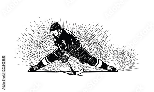 Photography Hockey silhouette, hockey vector, ice hockey illustration, hockey design pack, h