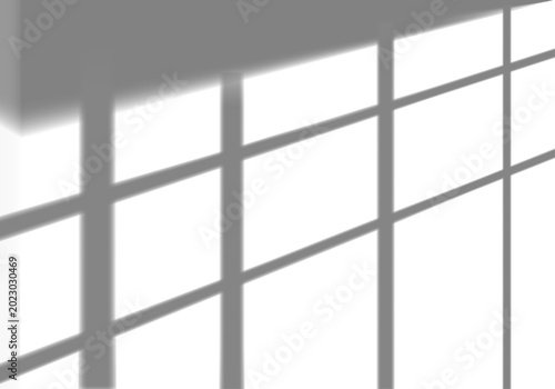 Window in the window blurred shadow overlay effect vector illustration.