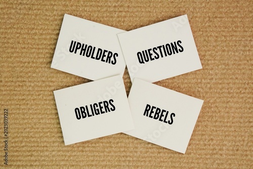 Photos What are the 4 tendencies of people? the Four Tendencies, people are divided into upholders, questions, obligers, and rebels