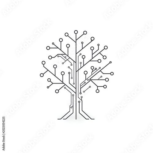 Abstract Tree of Technology with Circuit Branches.
