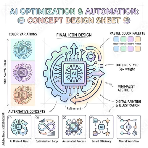 Artificial Intelligence Optimization and Automation Concept Design.