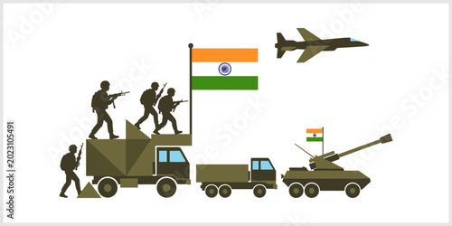 Photos Indian Military Parade Soldiers Tanks Trucks and Fighter Jet