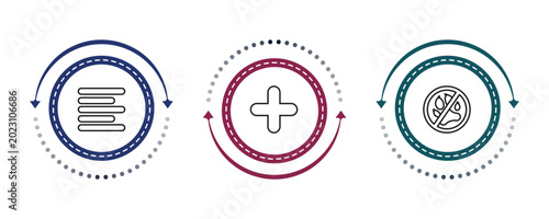Tableau sur toile outline signs collection
