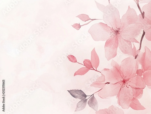 Delicate cherry blossom blooms nature scenery floral art soft background aesthetic view serenity in bloom