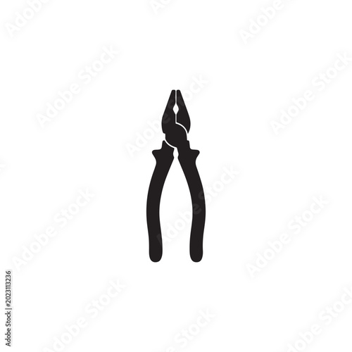 Pilers tool tools icon silhouette vector design art illustration