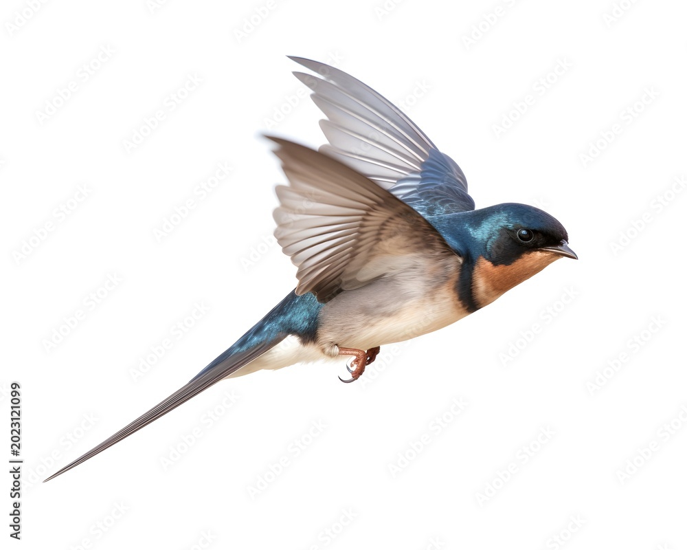 Fototapeta premium blue tit isolated on white