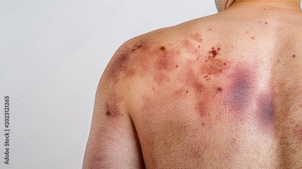 Naklejka premium Petechia: Causes, Clinical Manifestations, Differential Diagnosis and Clinical Management Methods
