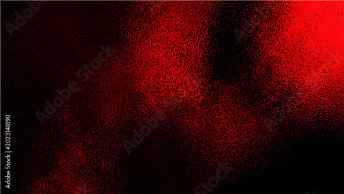 Φωτογραφία Gritty red spray paint texture on black background, urban street art graffiti ae