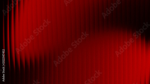Red and black colors with vertical lines or dense bars arranged across the screen. These lines have a subtle curved or wavy effect, giving a dynamic and fluid feel.