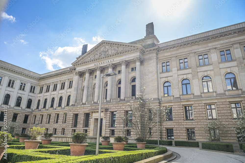 Fototapeta premium Bundesrat, Leipziger Straße, Mitte, Berlin, Deutschland