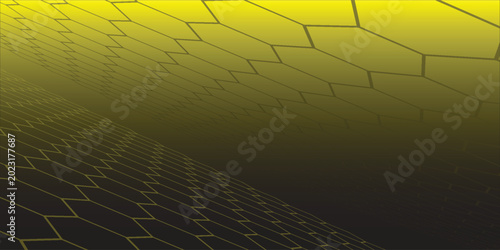 Obraz na płótnie Abstract cube hexagon shape background