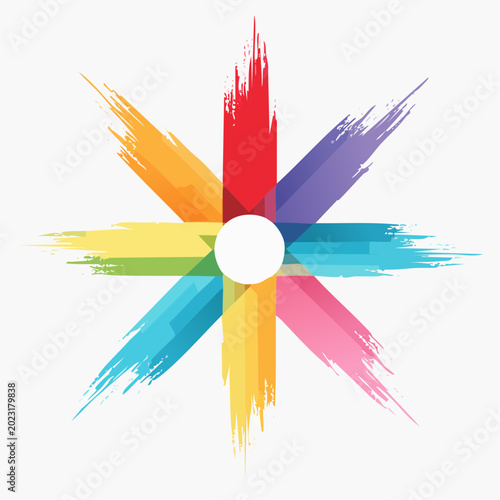 Parallel brush stroke vector