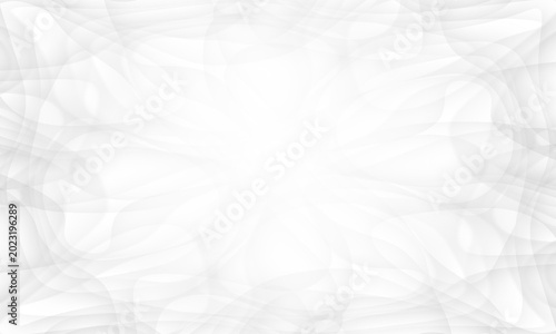White background with light gray wave lines, modern abstract minimal concept.