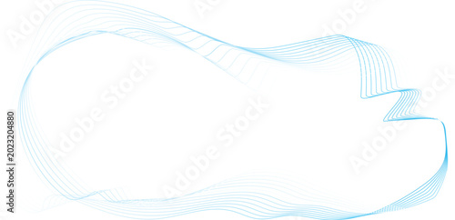 Fotografi abstract pink flowing wave line background with smooth dynamic curves minimal mo