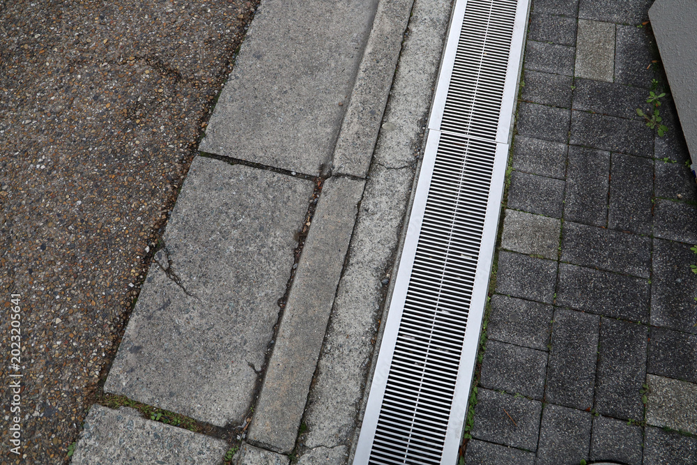 Fototapeta premium Urban ground textures and outdoor street flooring.