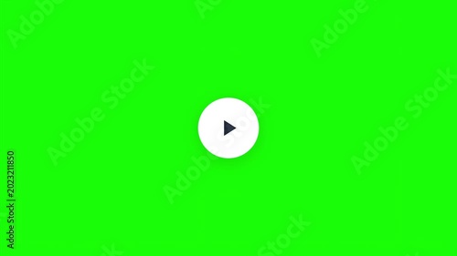 A person plays video on green screen