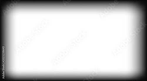 Empty white rectangle with a soft black vignette border.