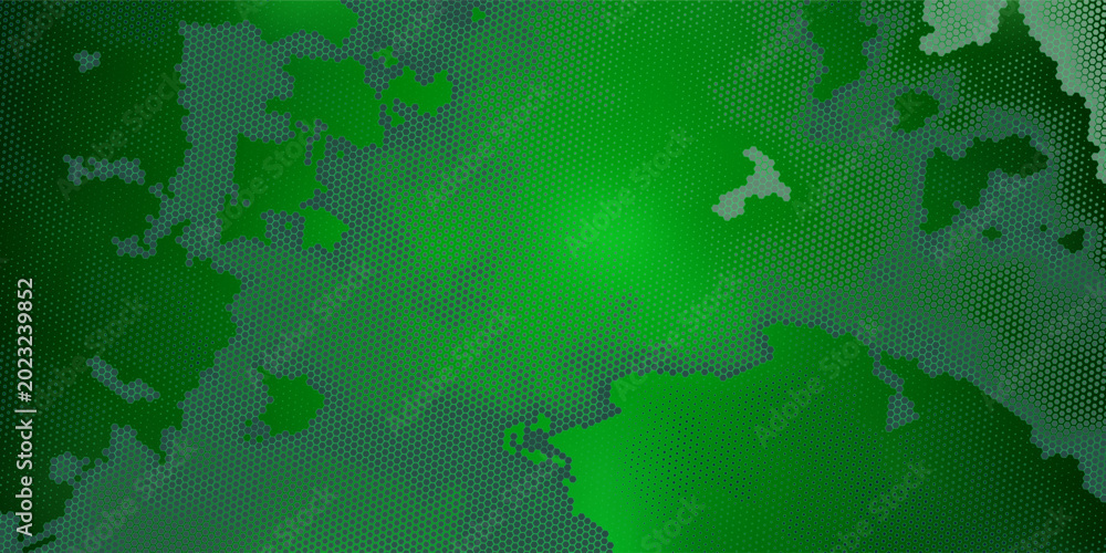 Фотография Green glowing square pixel pattern