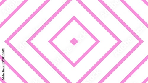 四角刑が縮小拡大を繰り返す背景アニメーション（ピンク）（ループ）