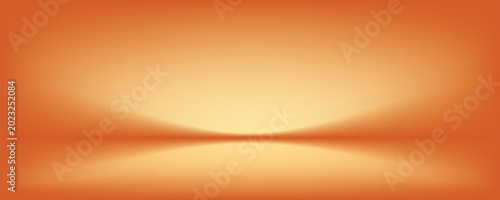 Cuadro en lienzo Limbo background with orange and gold gradient