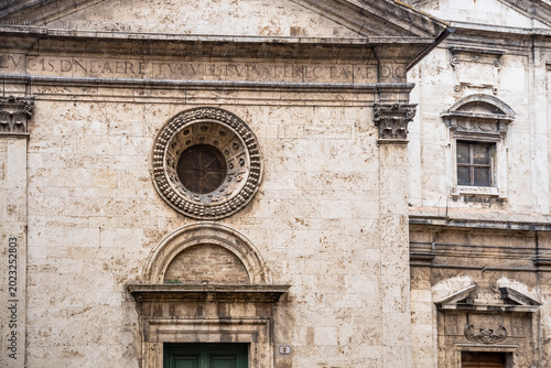 Fotografi Renaissance facade of the Church of Madonna della Luce (1513–1519), via dei Prio