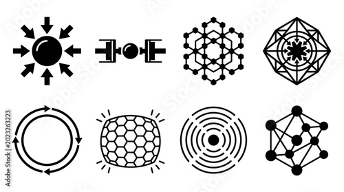 Abstract Circular Pattern Technology Illustration Design